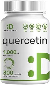 DEAL SUPPLEMENT Quercetin 1,000mg Per Serving, 300 Capsules – Healthy Immune Support Supplements, High Bioavailable Flavonoids, Natural Antioxidant – Non-GMO, Soy Free, No Gluten