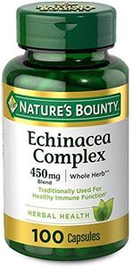 Nature's Bounty Echinacea Complex Pills and Herbal Health Supplement, Supports immune Function, 450mg, 100 Capsules