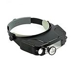 Loupe Head Magnifying Glass with LE