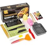 FUNGYAND Tamagoyaki Making Kit, 12-in-1 Japanese Omelette Pan with Spatula, Musubi Maker, Bamboo Mat, Sushi Knife, and More Omelet & Sushi Accessories - Complete Tamagoyaki Cookware Set