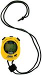 FINIS Waterproof Stopwatch for Swim Training - 300 Split Memory - Stroke Rate Mode - Easy-Read Display - Yellow