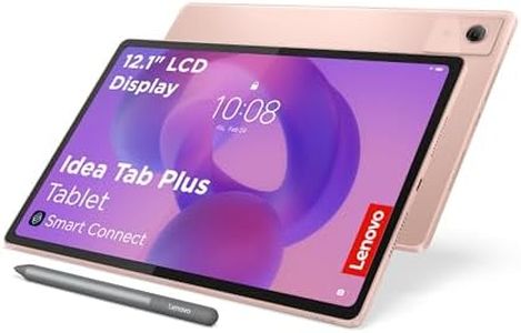 Lenovo Idea Tab Plus Tablet | 12.1" 2.5K LCD Display | 16:10 | MediaTek Dimensity 6400 | Integrated Arm Mali-G57 Grafik | 8GB RAM | 128 GB Speicher | Android 15 | Sand Rose Farbe | inkl. Lenovo Pen
