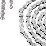 WAIZHIUA Bike Chain 6/7/8-Speed Bicycle Chain Cycling Chain 116 Links High Strength Steel for Road Mountain Bike