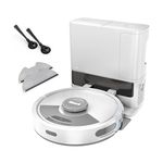 Shark Matrix Plus 2-in-1 Robot Vacuum and Mop with Self-charging Base - Deep-cleans Carpets, Hard Floors and Pet Hair - 3D LiDAR Navigation - Wi-Fi/App - 2 Pads and 2 Brushes incl. - Grey