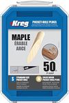 Kreg P-MAP Solid-Wood Pocket-Hole Plugs - Maple (50 Count)