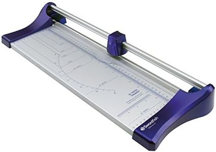 Swordfish 40261 Slimline A3 10 Sheet Rotary Paper Trimmer/Guillotine - Blue