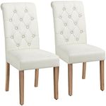 Yaheetech Tufted Dining Chairs Butt