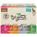 Beyond Grain Free Natural Wet Cat Food, Pate Variety Pack 4 Flavours - 85 g Can (24 Pack)