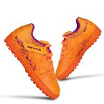 Nivia Rabona 2.0 Turf Football Shoes for Kids (Orange) UK-2