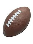 LMC Products Foam Football - 7" Easy Grip Small Football for Kids - Kids Football Youth Size - Quality Soft Foam Toddler Footballs (Brown)