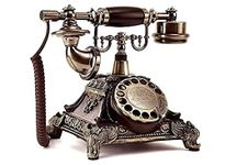 Abhsant Home Phone Vintage Telephone Fixed Phone Rotating Dial Antique Living Room Antique Rotating Vintage Telephones Home Bedroom Creative Retro Fixed Phones Fashion (AB-01)