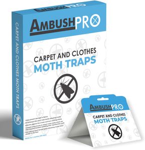 Carpet Clothes Moth Traps, 7-Pack – Odorless Pest Control