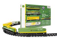Lionel John Deere Miniature Ready-to-Play Set, Battery-Powered Model Train, Multicolor