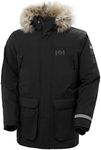 Helly-Hansen Men's Reine Parka Jacket, 990 Black, Large