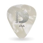 Planet Waves White Pearl Celluloid Guitar Picks Pack of 10 - Heavy