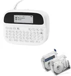 Phomemo M950 Label Maker with Ribbon Labels-Easy to Use,for Home School Office Organized, Gift for Christmas-Rechargeable