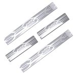 GFX Car Door Sill Guard - Stainless Steel, Protects Painted Edges from Scuffs or Scratches Compatible with I-10 Set of 4Pcs (After-Market) Model - 2019 Onwards