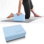 Cockatoo Yoga Block - Supportive Latex-Free EVA Foam Soft Non-Slip Surface for Yoga, Yoga Bricks Pack Of 1