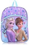 Disney Princess Girls Backpack and Bookbags |Elementary and Kindergarten Kids Backpacks For School, Frozen Deluxe