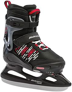 Bladerunner Ice by Rollerblade Micro Ice, Junior, Adjustable, Black and White, Ice Skates