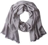 Calvin Klein Women's Pashmina Scarf, Grey Heather, One Size