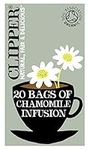 Clipper Organic Chamomile Tea Bags | 120 Infusion Teabag Sachets (6 x Boxes of 20) | Bulk Buy for Home & Catering | Caffeine-Free Herbal Tea Bags | Eco-Conscious, Natural, Unbleached & Biodegradable