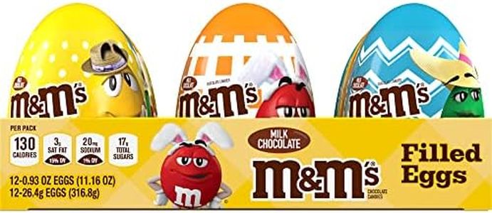 M&M'S Easter Egg Milk Chocolate Candy, 0.93 oz 12 Pack