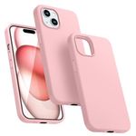 Dssairo for iPhone Case,Liquid Silicone Slim Shockproof Protective iPhone 6.1 inch Phone Case [Microfiber Lining] (Pink)