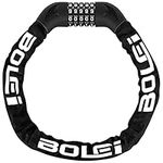 BOLEi Bike Lock 5 Digit Codes Combination,88cm Length Hardened Steel Chain Lock,Heavy Duty High Security Anti-Theft Bicycle Lock,Outdoor Bike Accessories Cycle Lock for Bike,Scooter,Gate,Lawn Mower