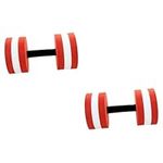 Amosfun 2 Pcs Eva Dumbbell Water Aerobics Barbell Yoga Dumbbells Foam Dumbbell Eva Floating Dumbbell Children Dumbell Toy Fitness Barbells Water Weights Aquatic Dumbells Light Travel Pool