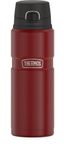 THERMOS Stainless King Vacuum-Insulated Drink Bottle, 24 Ounce, Matte Red