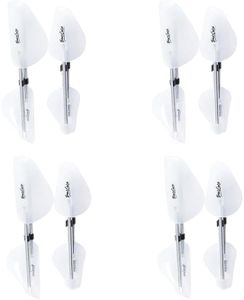 Bear Care Sneaker Tree (Large, 4-Pack) | Adjustable Shoe Shapers & Stretchers for Men & Women | Anti-Wrinkle Shoe Trees to Maintain Shape & Fit, Prevent Creases & Odor White