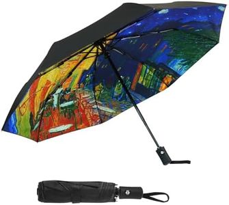 SY COMPACT Travel Umbrella Windproof Automatic Light Weight Sturdy Umbrellas-Factory Outlet Umbrella (Cafe)