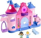 Fisher-Price Little People Toddler Playset Disney Princess Magical Lights & Dancing Castle Musical Toy with 2 Figures for Ages 18+ Months