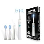 AGARO COSMIC Lite Sonic Electric Toothbrush for Adults with 6 Modes, 3 Brush Heads, 1 Interdental Head and Rechargeable with 3.5 Hours Charge Lasting up to 25 Days, Power Toothbrush