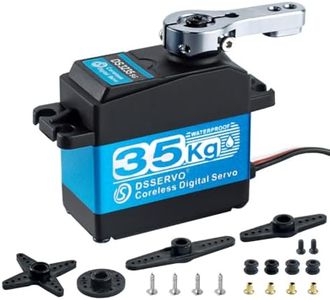 Hosyond DS3235 35kg Digital RC Servo High Torque All Metal Gear Coreless Motor Waterproof Servo Motors for RC Robot, Car, Truck (Control Angle 270°)
