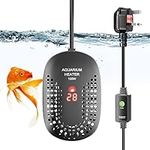 Luxvista 100W Fish Tank Heater Small Aquarium Heater Submersible Turtle Tank Heater, Digital LED Display of Water Temperature, for 35-80L Tanks, for Tropical Fish/Freshwater Fish/Betta Fish/Turtle