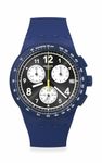 Swatch Nothing Basic About Blue Quartz Casual Blue Watch