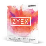 D'Addario Zyex Long Scale Medium Tension Viola String Set