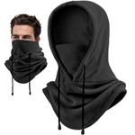 Joyoldelf Oldelf Tactical Heavyweight Balaclava Outdoor Sports Mask Black