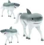 Randimals Animal Figurine Toy Horse & Shark Hybrid Realistic Animal Toys - Unique Mix of Safari Toys & Farm Animals Small Figurines - Hork Mini Animal Figures for Kids & Kidults