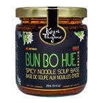 Kopi Thyme Bun Bo Hue Spicy Noodle Soup Base. Traditional Vietnamese Pho Soup Base. Create Easy Meals at Home. Vegan, Gluten Free, Nut Free, Dairy Free, Soy Free, Plant Based. Made In Canada. 250ml (Pack Of 1)