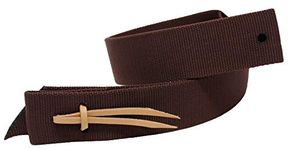 PRORIDER 2" Horse Brown Heavy Nylon Tie Strap Western Saddle w/Holes Tack 97S04