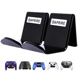 OAPRIRE Universal Controller Holder Wall Mount Set of 2 for PS4 PS5 Xbox One Switch, Controller Stand Gaming Accessories with Cable Clips, Build Game Fortresses