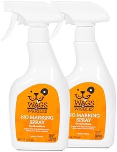 Wags & Wiggles No Marking Deterrent Training Spray for Dogs - Indoor Dog Pee Repellent & Behavior Aid, Anti Pee & Urine Deterrent, No More Marking, Ideal for Potty Training, 16 Fl Oz - 2 Pack
