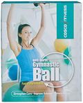 Cosco Anti Polyester Burst Gym Ball with Foot Pump, Exercise & Fitness, 75Cm, (Green)