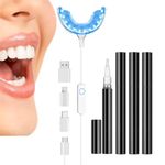 EHIOG Teeth Whitening Kit, Teeth Whitening Kit with 16X LED Light - Teeth Whitening Kits Teeth Whitener, 4 x Teeth Whitening, Home Teeth Care