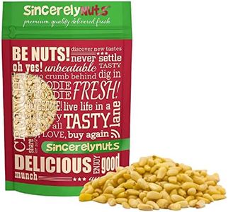 Sincerely Nuts Unsalted Pine Nuts Raw Pignolias, 2lb Bag - Whole Peeled Kosher Pine Nut - Fresh Shelled Gluten Free Pignoli Nuts for Salad, Desserts, Pesto, Soup & Baking - Vegan, Paleo & Keto Friendly Snack
