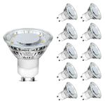 Lepro GU10 LED Bulbs, Warm White 2700K, 4W 325lm, 50W Halogen Spotlight Equivalent, Energy Saving GU10 LED Light Bulbs, 100° Wide Beam, Non-dimmable, Pack of 10