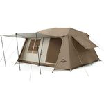 Naturehike Village 13 ㎡ Family Tent Pop Up Tent Home Tent Camping Tent Pop Up Tent for 4-6 People Large Tunnel Tent with 2000 mm Hydrostatic Head